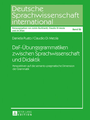 cover image of DaF-Übungsgrammatiken zwischen Sprachwissenschaft und Didaktik